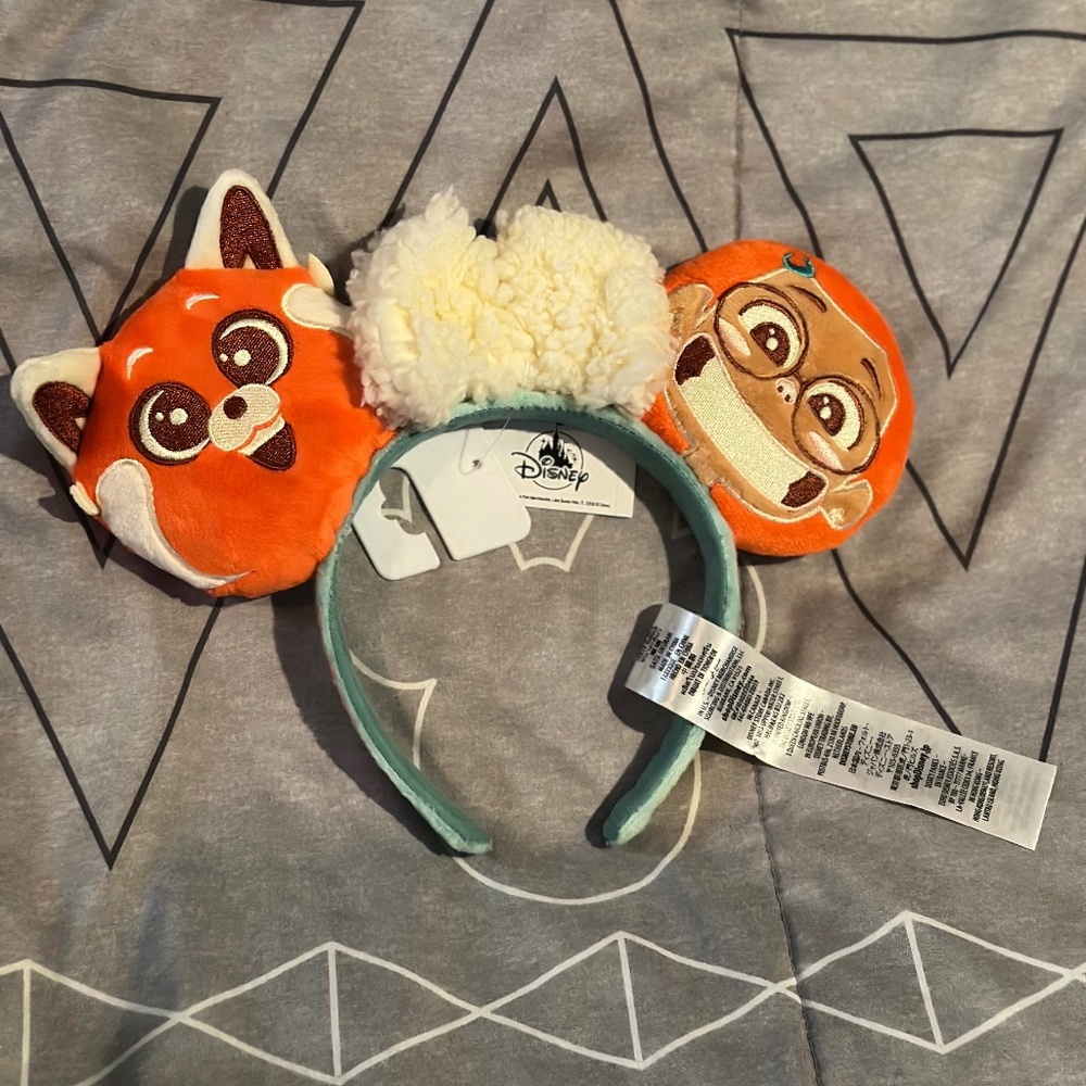 Disneyland Pixar Turning Red Mickey Ears Headband